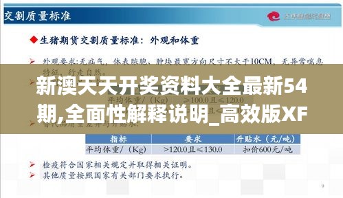 新澳天天開獎資料大全最新54期,全面性解釋說明_高效版XFY65.749