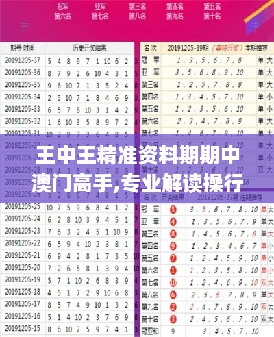 王中王精準資料期期中澳門高手,專業解讀操行解決_長生境GBU20.558