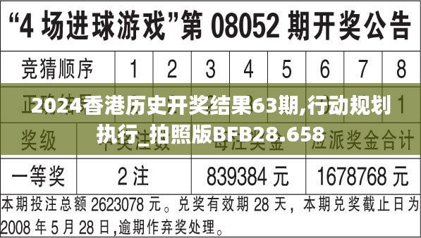 2024香港歷史開獎結果63期,行動規劃執行_拍照版BFB28.658