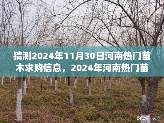 2024年河南熱門苗木求購信息預測,多方視角解讀與觀點碰撞,未來趨勢展望