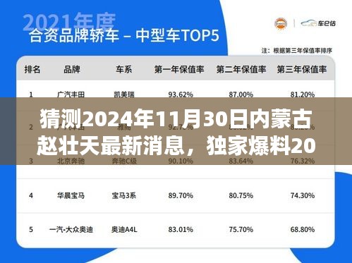 獨家爆料，趙壯天在內蒙古的最新動態揭曉，預測內蒙古趙壯天最新消息（2024年11月30日）