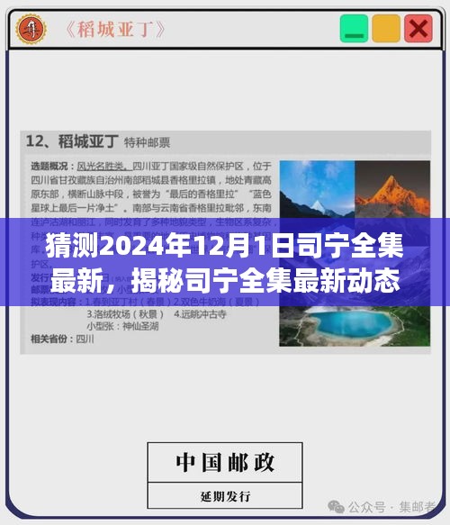 揭秘司寧全集最新動態,預測與展望 2024年12月1日最新資訊