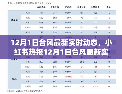 臺風最新實時動態，小紅書熱報與全方位解讀應對指南