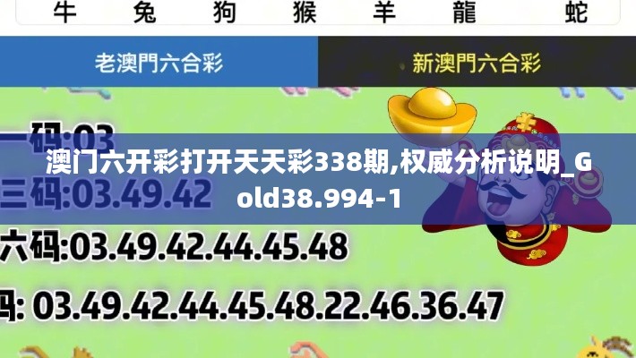 澳門六開彩打開天天彩338期,權威分析說明_Gold38.994-1