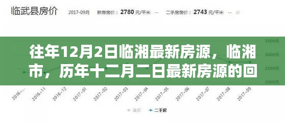 歷年十二月二日臨湘最新房源回眸與影響分析