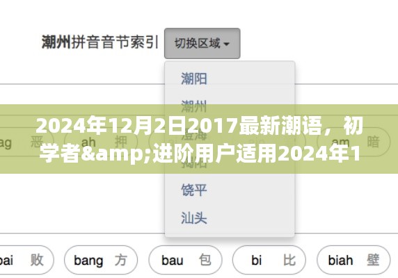 掌握最新潮語全攻略,初學者到進階用戶適用,2024年潮語指南