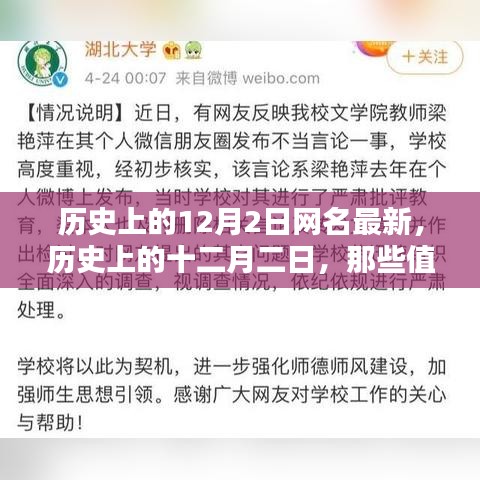 歷史上的十二月二日，值得銘記的時刻與影響揭秘