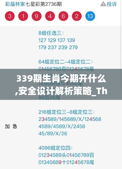 339期生肖今期開什么,安全設計解析策略_The82.783-3