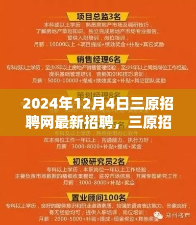 三原招聘網(wǎng)最新招聘動(dòng)態(tài),歲月新篇中的新篇章,開(kāi)啟新一輪招聘潮(2024年12月4日)