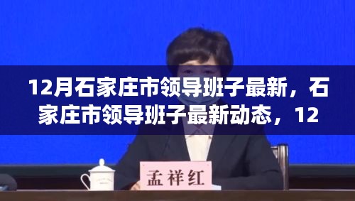 12月深度觀察,石家莊市領導班子的最新動態