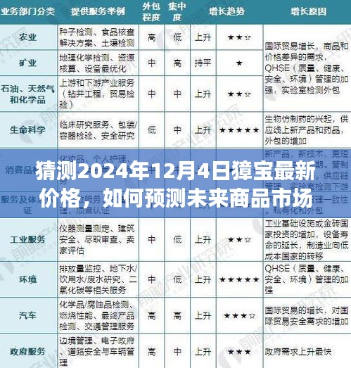 獐寶最新價格預測指南,如何洞悉未來商品市場趨勢(2024年12月4日預測)