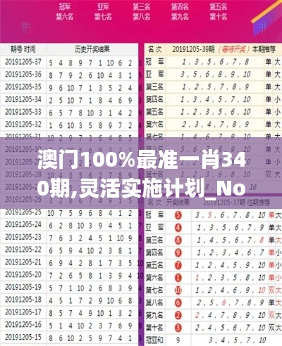 澳門100%最準一肖340期,靈活實施計劃_Notebook2.412-9