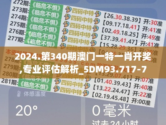 2024.第340期澳門一特一肖開獎(jiǎng),專業(yè)評(píng)估解析_5DM93.717-7