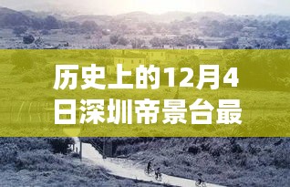 歷史上的12月4日深圳帝景臺最新消息報道總覽