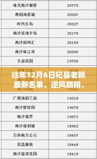 逆風翱翔,從杞縣老賴名單看變化的力量——最新歷年名單解析