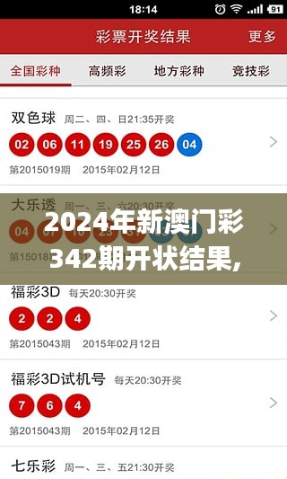 2024年新澳門彩342期開狀結果,成果反饋落實_特別版7.371