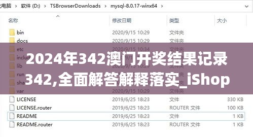 2024年342澳門開獎結果記錄342,全面解答解釋落實_iShop10.134