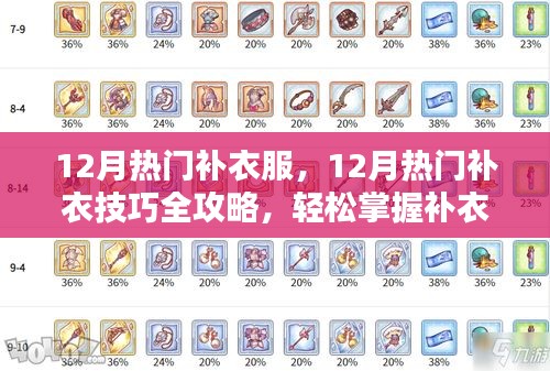 12月熱門補衣技巧全攻略,輕松掌握補衣服技能,讓衣物煥然一新