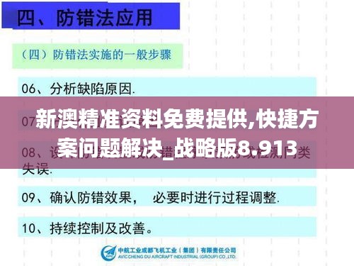 新澳精準(zhǔn)資料免費(fèi)提供,快捷方案問(wèn)題解決_戰(zhàn)略版8.913