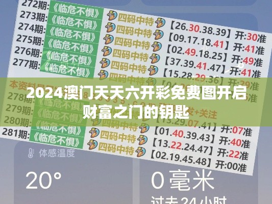 2024澳門天天六開彩免費圖開啟財富之門的鑰匙