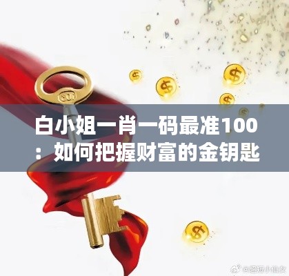 白小姐一肖一碼最準100:如何把握財富的金鑰匙