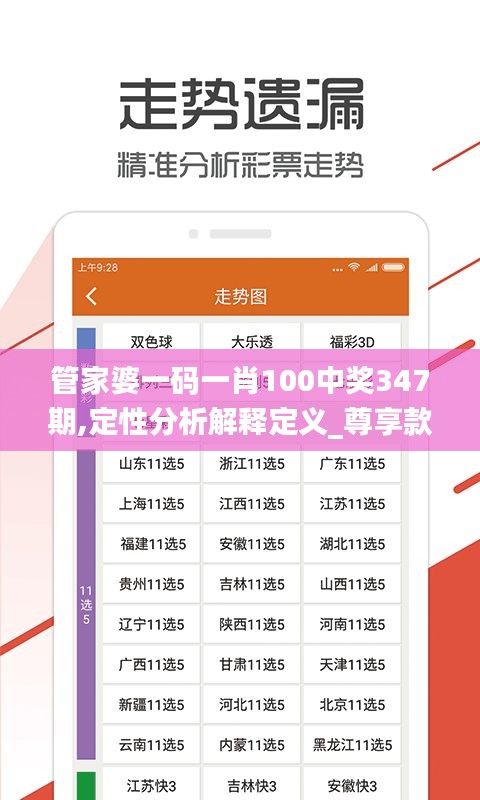 管家婆一碼一肖100中獎(jiǎng)347期,定性分析解釋定義_尊享款4.328