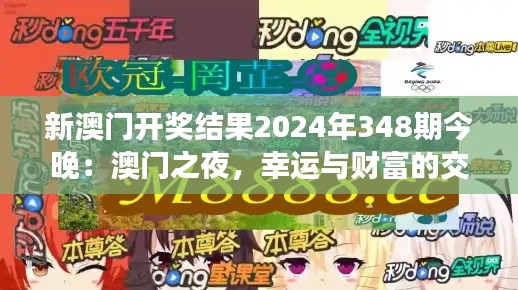 新澳門開獎結果2024年348期今晚:澳門之夜,幸運與財富的交匯