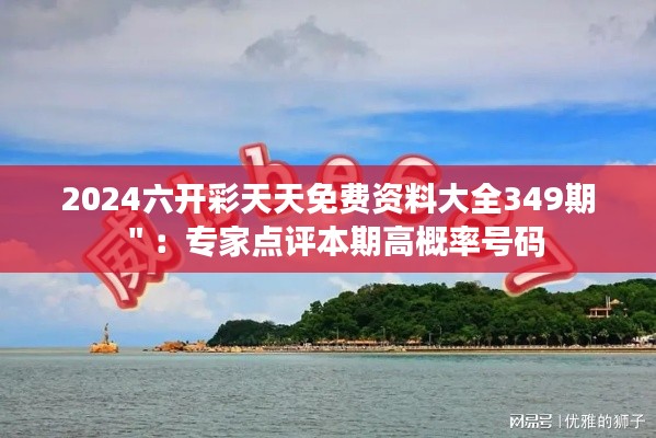 2024六開彩天天免費資料大全349期":專家點評本期高概率號碼