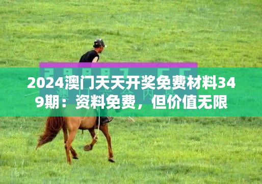 2024澳門天天開獎免費材料349期：資料免費，但價值無限
