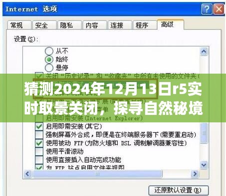 未來綠色冒險之旅,探尋自然秘境與R5實時取景關閉的啟示,2024年12月13日紀事