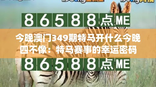 今晚澳門349期特馬開什么今晚四不像:特馬賽事的幸運密碼