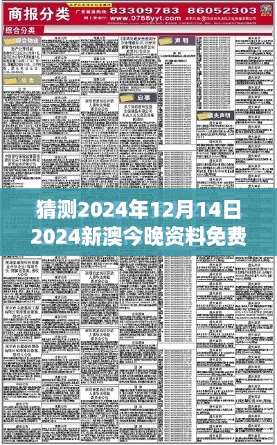 猜測(cè)2024年12月14日2024新澳今晚資料免費(fèi):免費(fèi)資訊對(duì)行業(yè)競(jìng)爭(zhēng)的貢獻(xiàn)