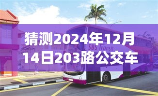 探尋未來美景,啟程心靈之旅,公交203路帶你共舞自然之間——預(yù)測2024年12月14日實(shí)時(shí)路線體驗(yàn)報(bào)告