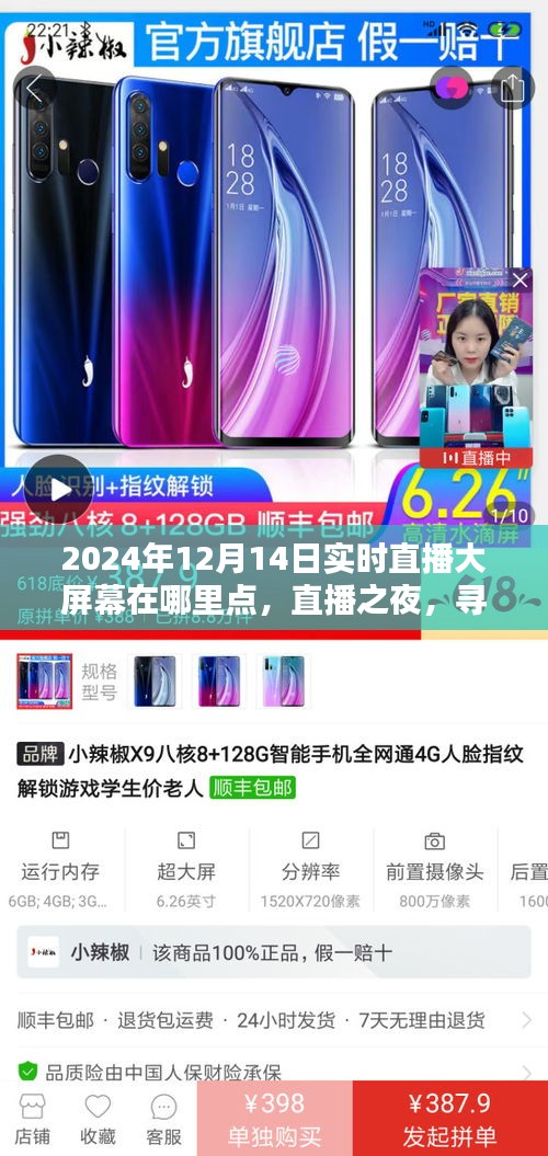 直播之夜,尋找特別的實時陪伴,2024年12月14日直播大屏幕地點揭曉