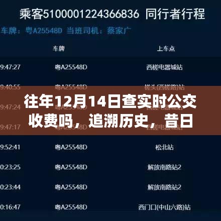 歷年12月14日實時公交收費制度的變遷與影響,歷史追溯與現狀解析