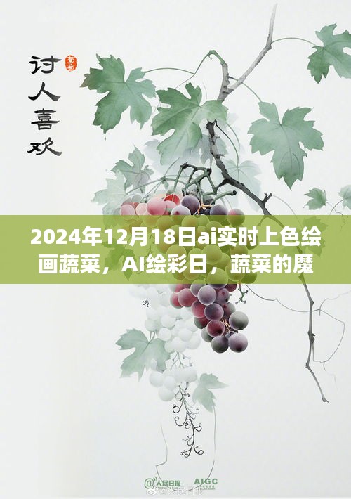 AI繪彩日,蔬菜的魔法變色之旅,實時上色繪畫體驗