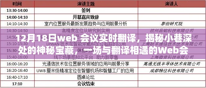 揭秘小巷深處的寶藏，一場與翻譯相遇的Web會議之旅實時直播報道