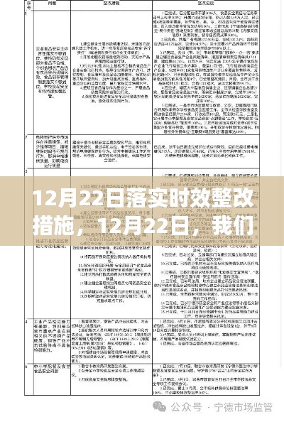 確保時效整改措施落地生根，12月22日的行動指南