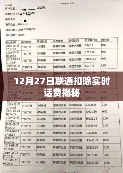 聯通實時扣費揭秘,揭秘背后的原因與操作
