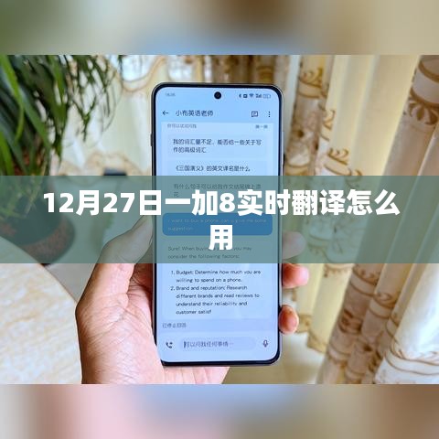 一加8實時翻譯功能使用指南，12月27日更新
