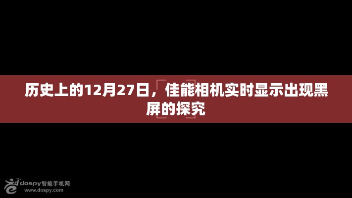 佳能相機實時顯示黑屏問題探究，歷史背景分析