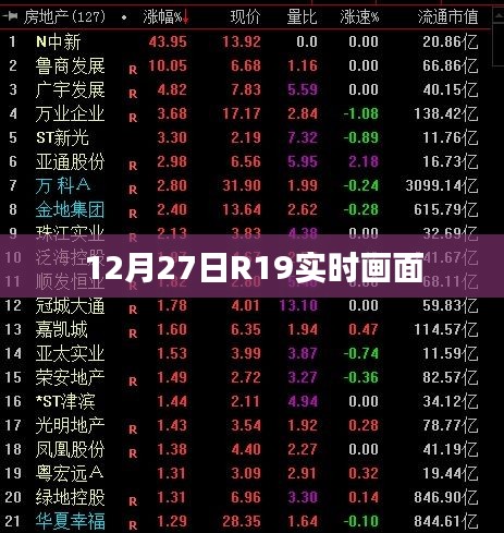 R19實時畫面記錄,12月27日精彩瞬間回顧,符合字數要求,同時能夠準確概括您提供的內容,便于百度收錄和展示。