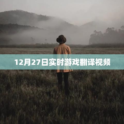 12月27日游戲翻譯視頻直播