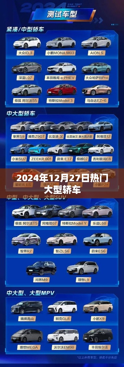 『2024年熱門大型轎車一覽』