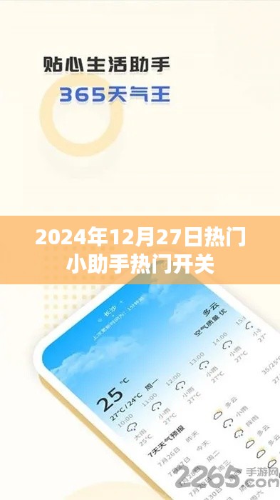 如下,,熱門(mén)小助手開(kāi)關(guān)揭秘,2024年12月27日最新資訊來(lái)襲!
