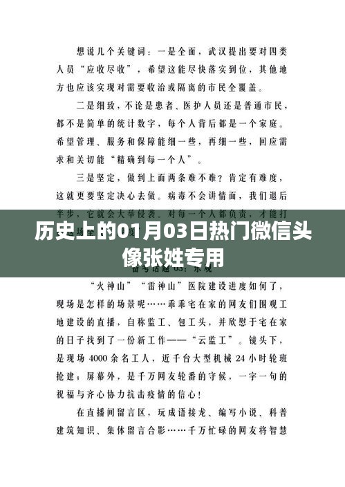 張姓微信頭像精選，歷史上的熱門頭像回顧