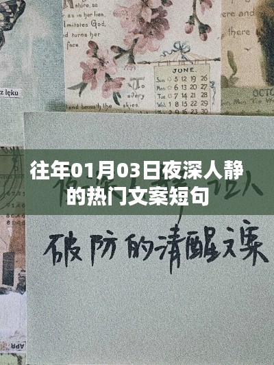 夜深人靜時(shí)的熱門文案短句,歷年精選回顧
