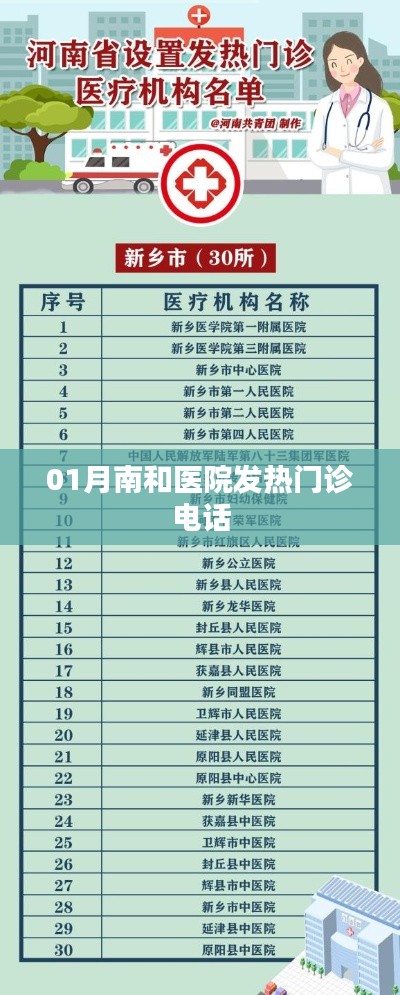 南和醫(yī)院發(fā)熱門診一月聯(lián)系方式