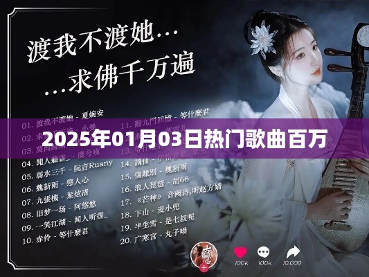 2025年熱門歌曲榜單揭曉，百萬金曲席卷而來