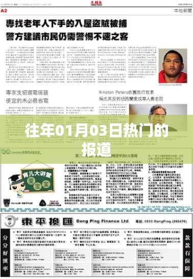 歷年一月三日熱點報道速遞